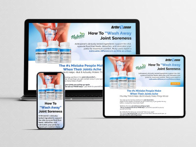 Landing page design pentru Arthrozene